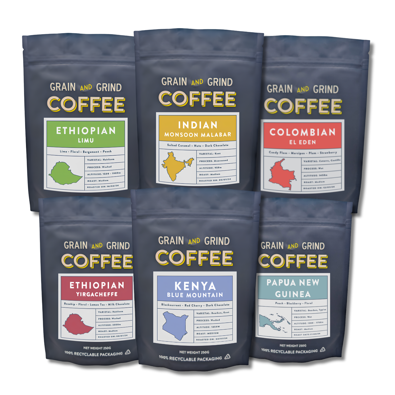 Coffee Beans Half Bundle – 6 Bags