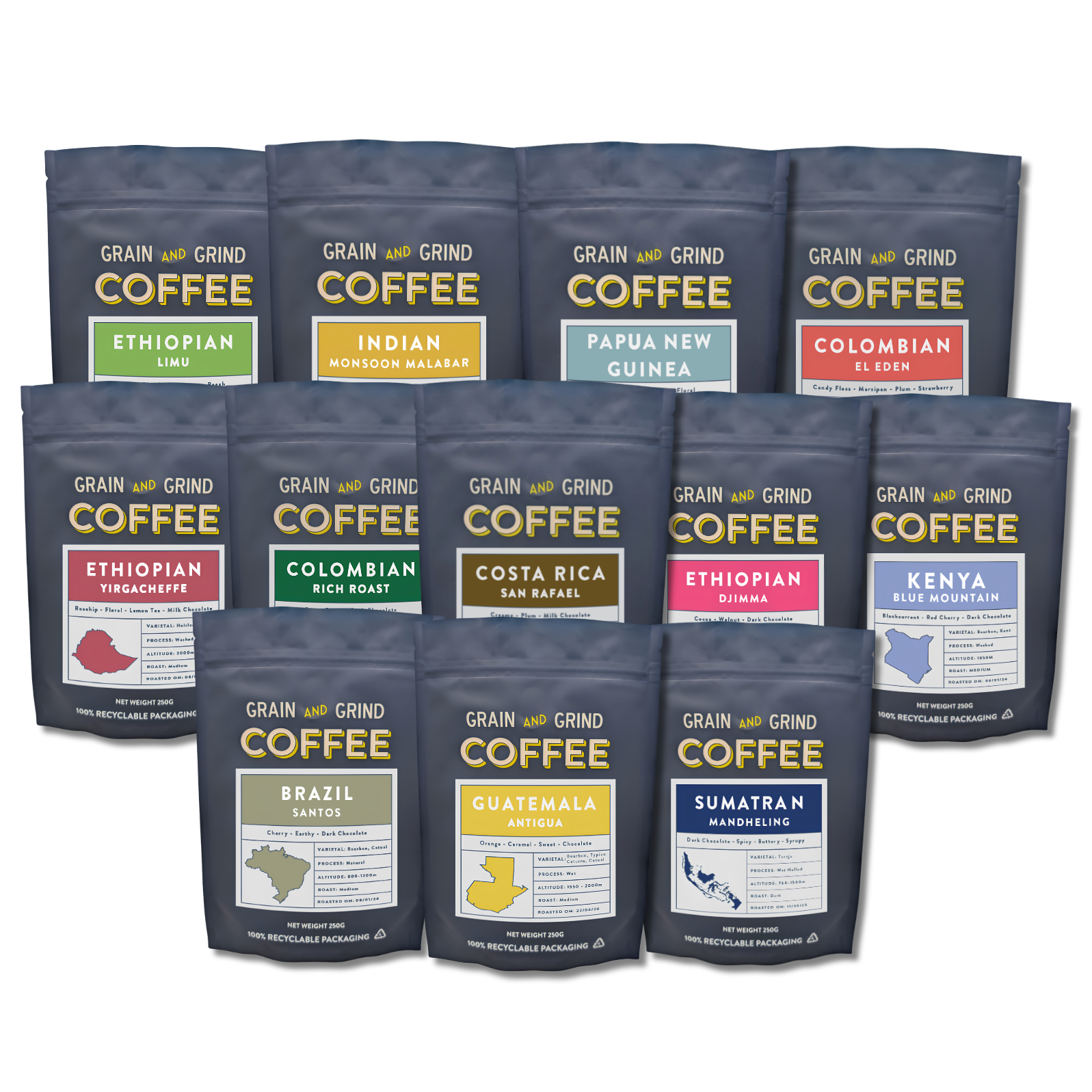Coffee Beans Bundle - 12 Bags